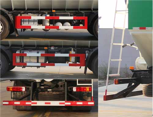 龙牧双星牌LMX5312ZSLCA6型散装饲料运输车